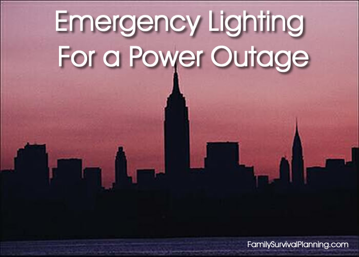 Keep your home lit up during a power outage with emergency lights